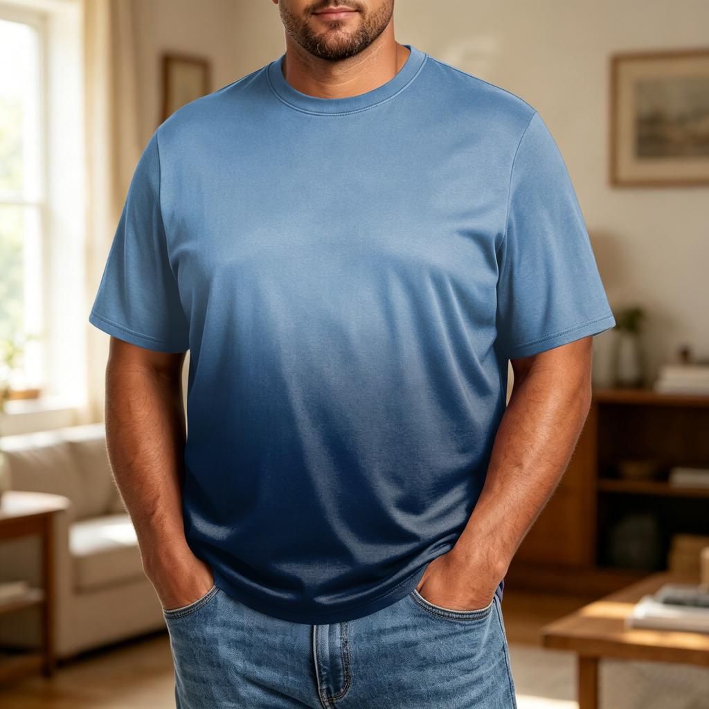 Men's Loose Fit Breathable T-Shirt for Casual Everyday Wear