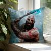 GGod of WWar Pillow Case Plush Pillow Cases Home Decoration Pillow Cover for Sofa Bed Chair Living Room