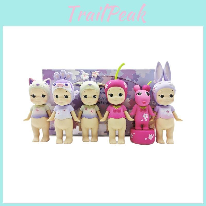 Pvc Angel Figurine Sakura Series Night Cherry Blossom Model For Collectors And Decoration