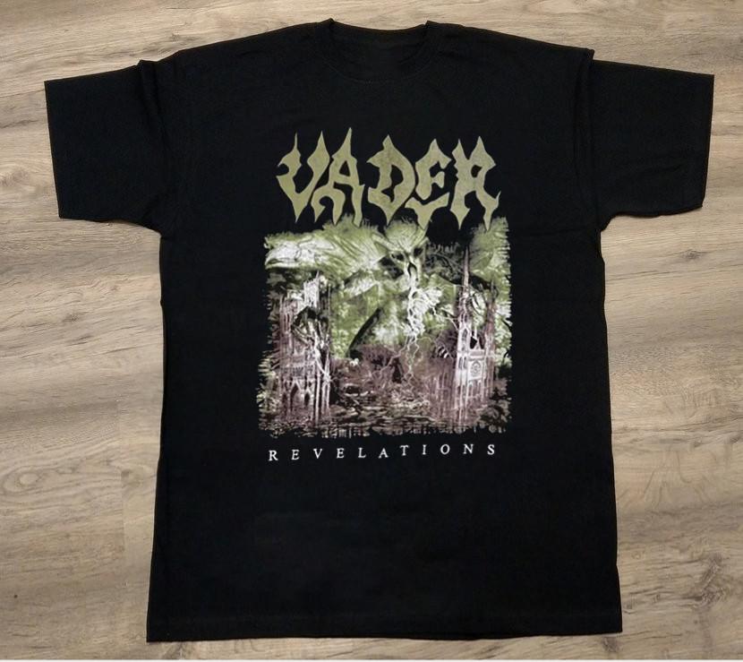 Band Vader Revelations Black Short Tee Cotton Shirt All Size GS286 Unisex T-Shirt S