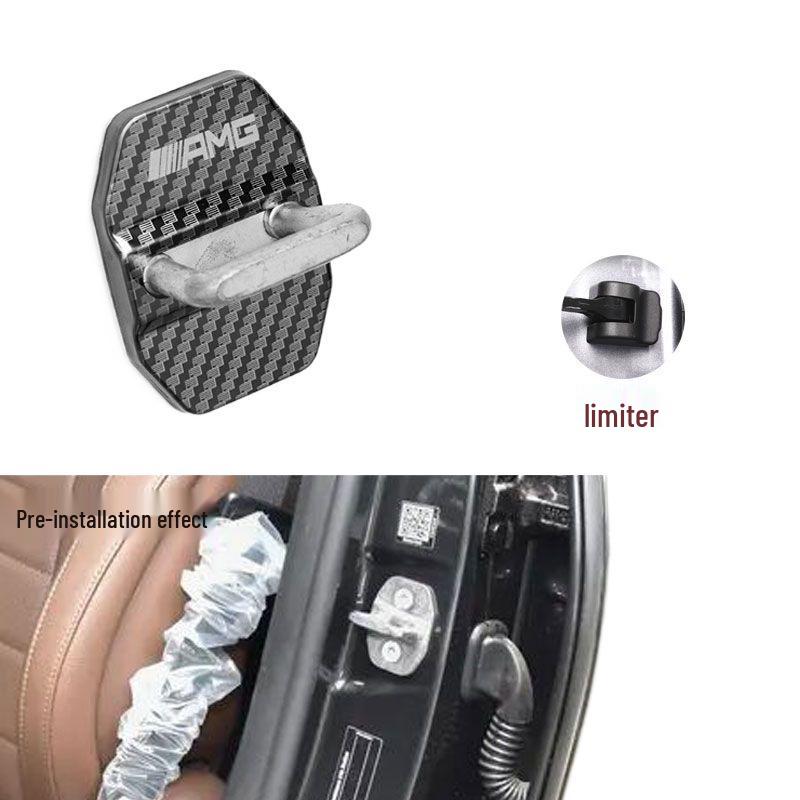 Pokrywa zamka drzwi ze stali nierdzewnej do Mercedes B/C/E/S/GLA/GLC/GLE