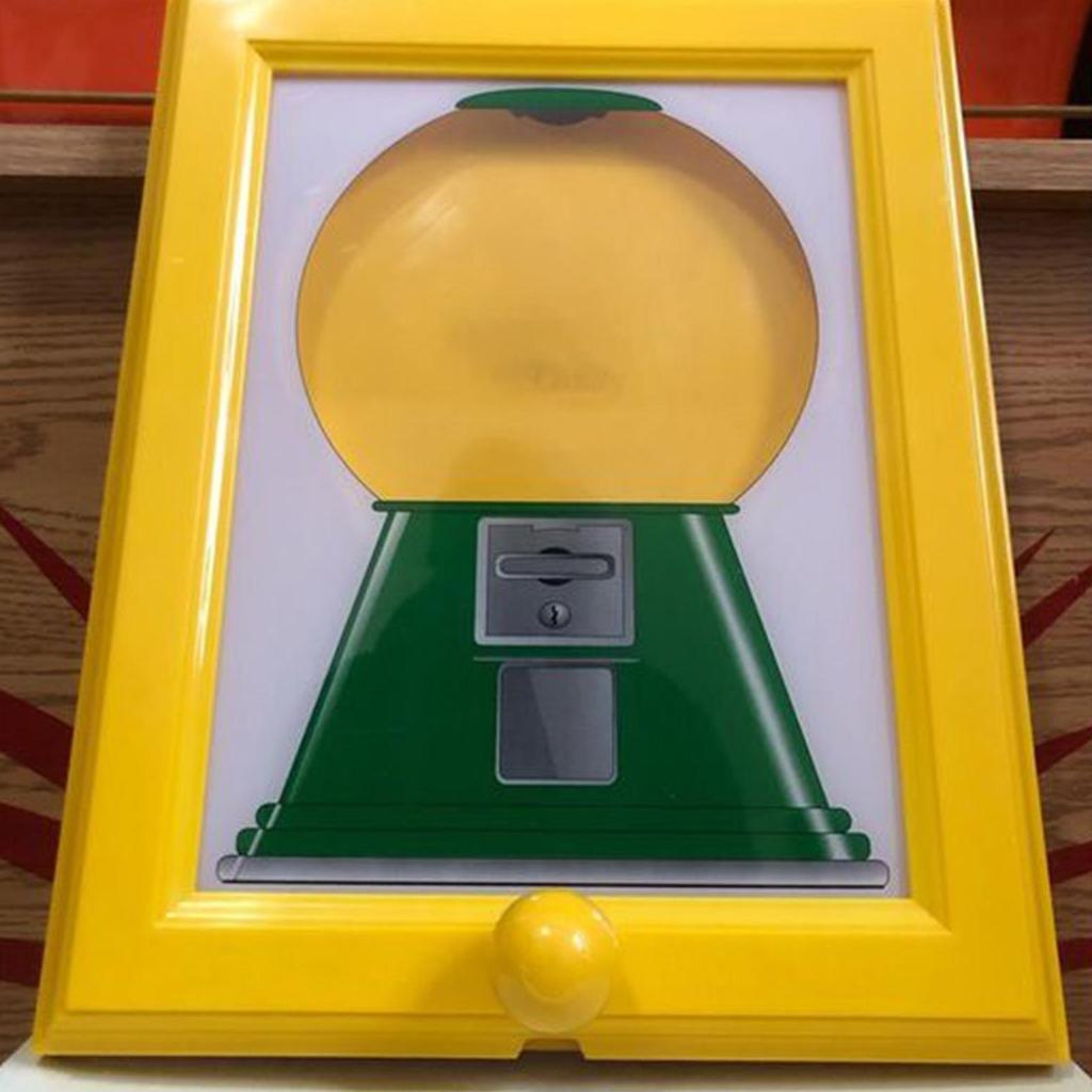 Creative Wall Mount Handys Candy Dispenser Picture Frame Dust-proof Moisture-proof Hanging Handys Candy Frame Display