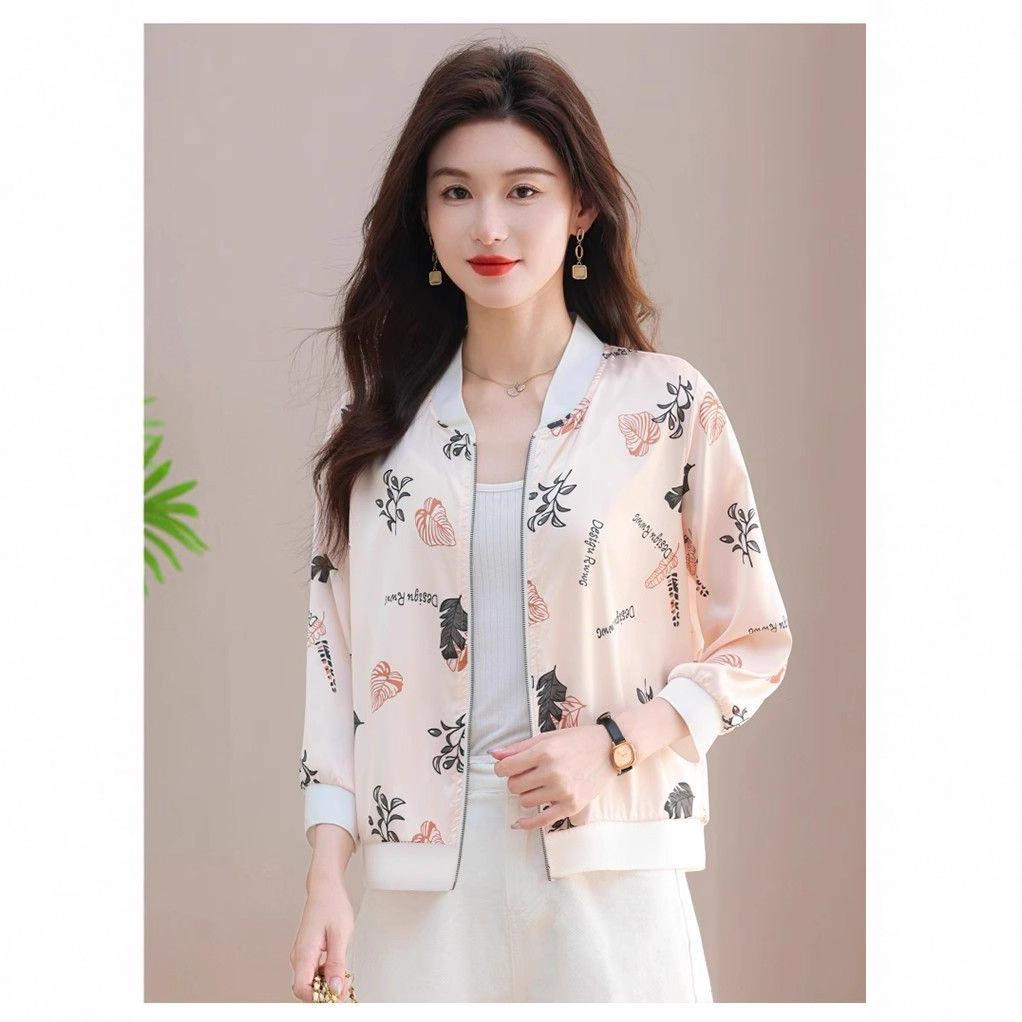 

2025 Autumn Women s Fashion Casual Baseball Jacket - Stylish Middle-Aged & Elderly Cardigan 4XL