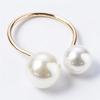 Huajie Elegant Opening Imitation Pearl  Rings for Women High End Banquet Exquisite Ring Accessories Fashion