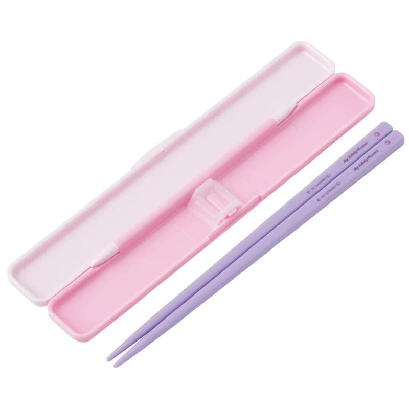 My Melody Kuromi Love Love Silent Chopsticks Set 18cm