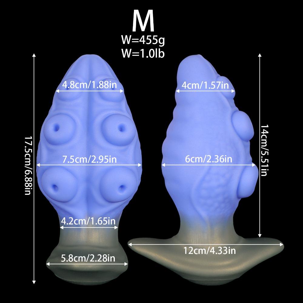 Wearable Special Shape Butt Plug Silicone Women Adult Pleasure Toy