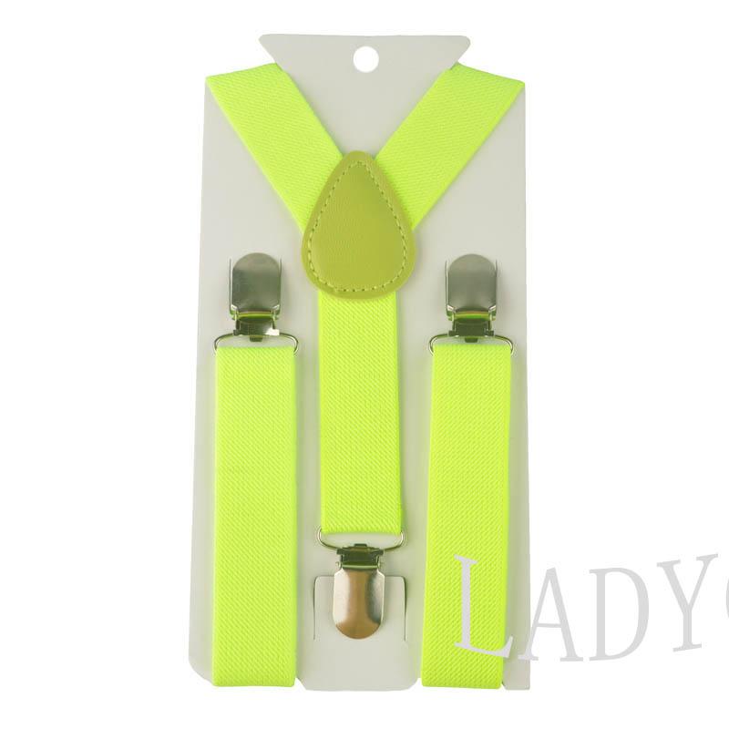 Soild Color Children Belt Baby Boys Girls Suspenders Clip-on Y-Back Braces Elastic Kids Adjustable suspenders suspenders
