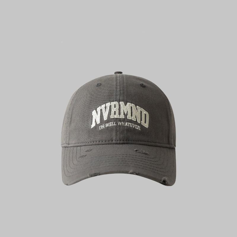 Spring and summer washed alphabet baseball cap female trendy brand neutral worn hip hop hat soft top cap male