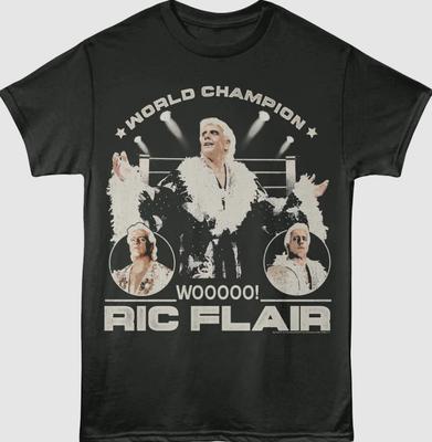 World Champion Wooooo Ric Flair Adult TShirt Unisex Cotton 8D715 Unisex T-Shirt