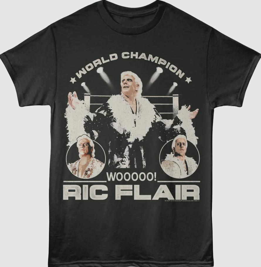 World Champion Wooooo Ric Flair Adult TShirt Unisex Cotton 8D715 Unisex T-Shirt XXXXL