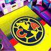 Club America Print Rug, Washable Floor Carpet, For Entryway Dorm Laundry Room Office Study, Home Decor Birthday Christmas Gift