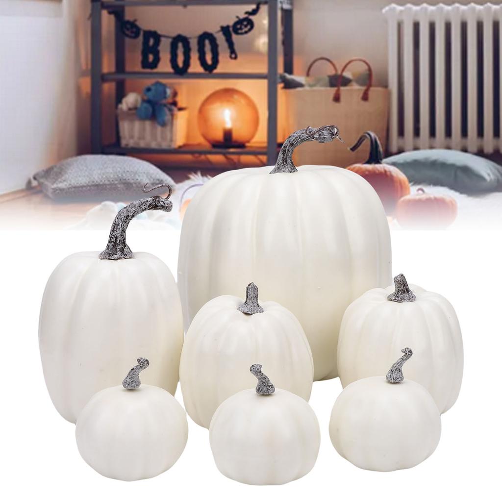 Foam Pumpkins Set Multifunctional Reusable Faux Foam Pumpkins Decoration for Indoor Outdoor