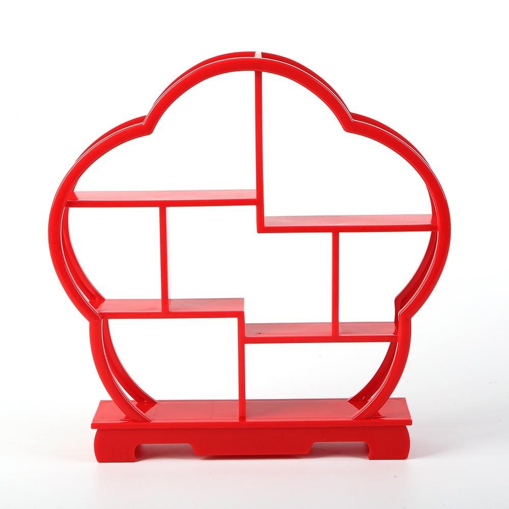 

Useful Plastic Wedding Pastry Stand Antique Chinese Style Cake Stand Multi-Tier Display Stand Afternoon Tea красный