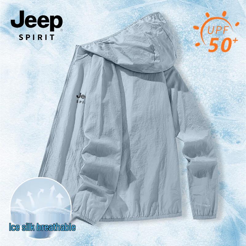 JEEP SPIRIT Men's Summer Breathable Sun Protection Jacket