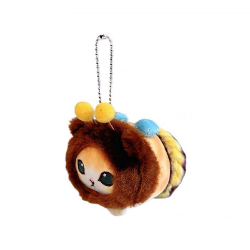 Adorable Japanese Bee Cat Plushie Soft Cartoon Animal Toy Perfect Gifts