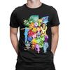 Creepy Colorful Creature Print Graphic 100% Cotton T-Shirt Happy Tree Friends Tees Tops For Men