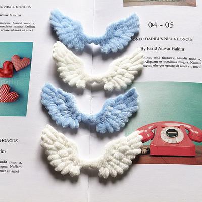 6.6cm Plush Angel Wings Decorative Accessories – Convenient Hairpin Doll Gift Box Decorations for Home Décor and Accessories