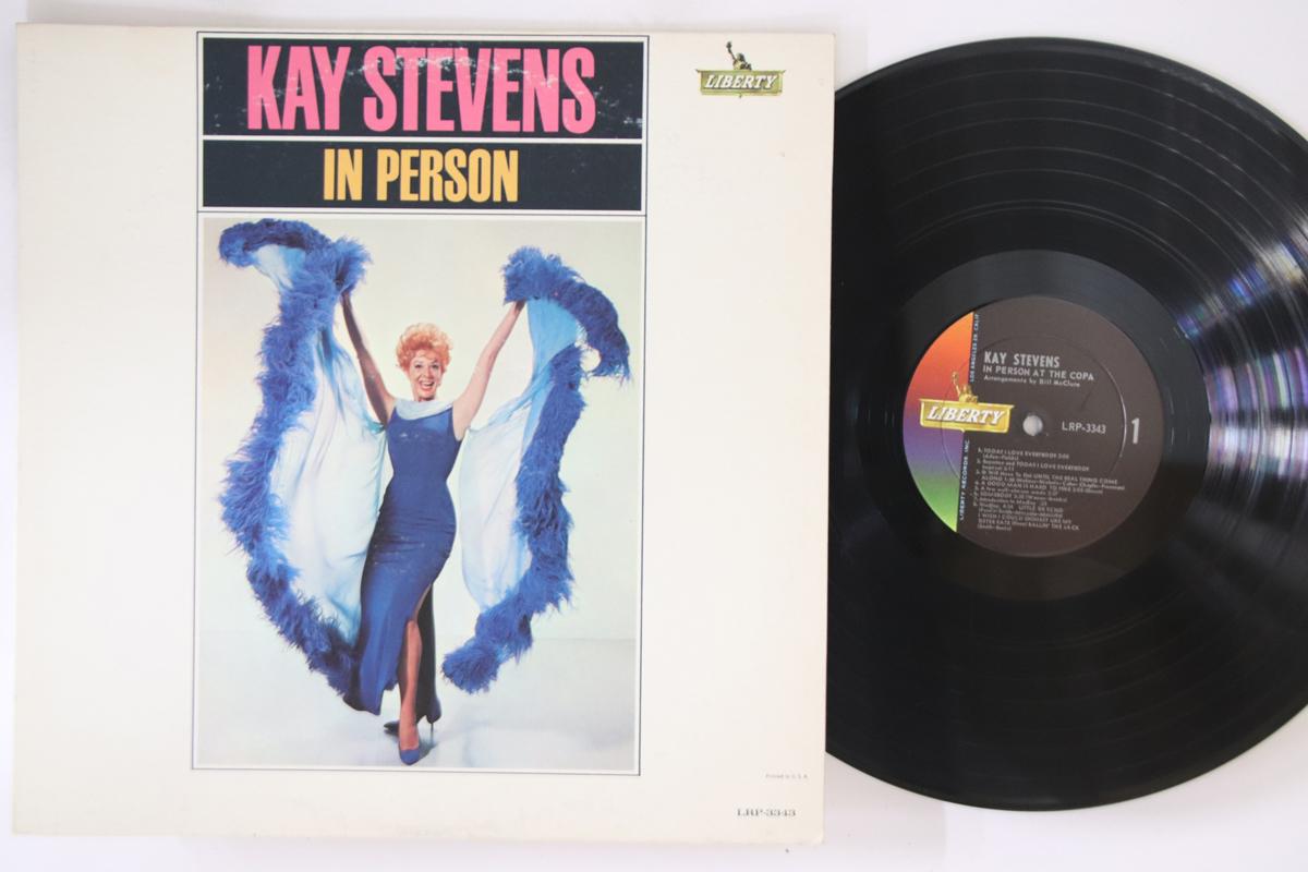 

LP Record KAY STEVENS - In Person At The Copa LRP3343 LIBERTY 1964 US Pop Used