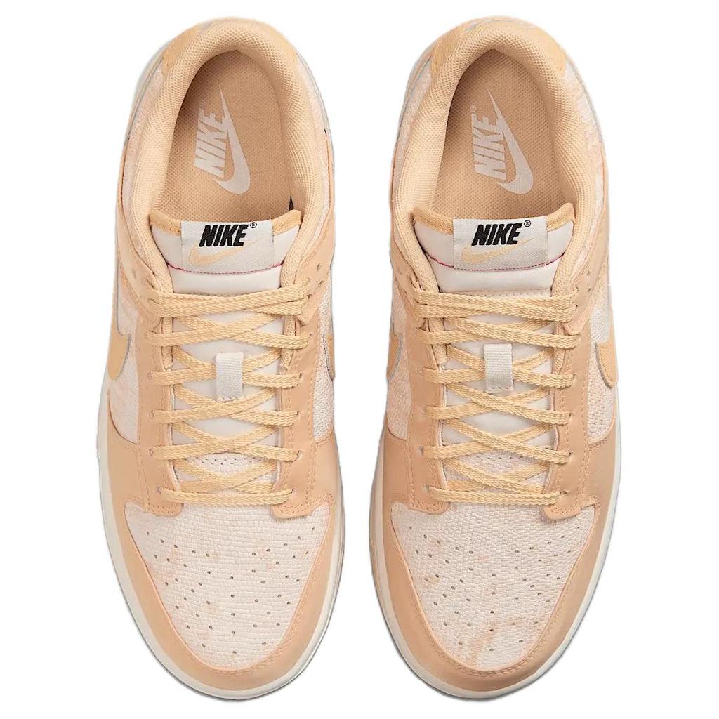 Nike Dunk Low Light Orewood Snakeskin Women Sneakers Tan Light-Orewood-Brown University-Red HJ5777-101