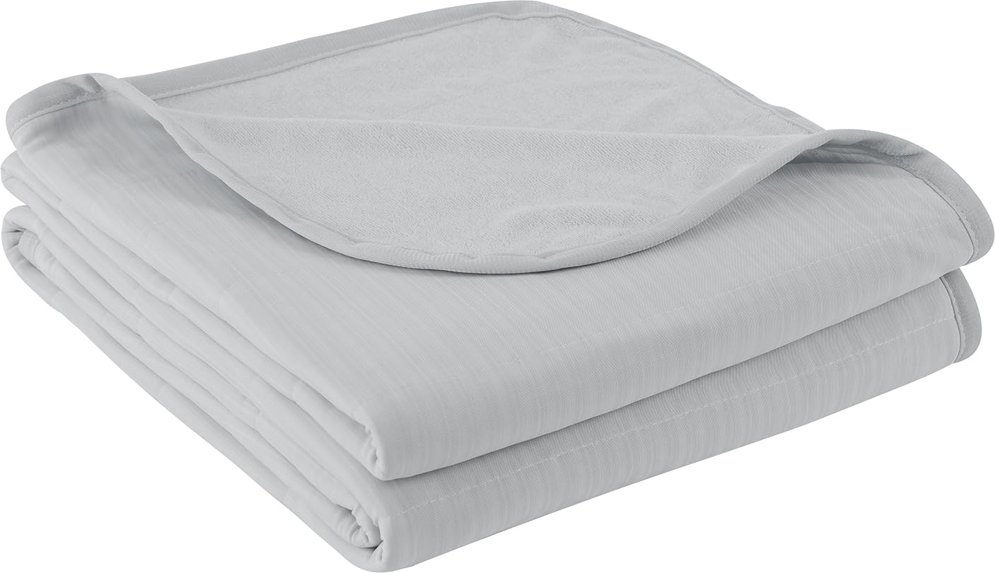 

Kumori Cool to the Touch Towel Summer Cool Fabric Towel Sweat Moisture Cool Air Cool Quilt Quick Light Gray Blanket, Double, Cool, Blanket,