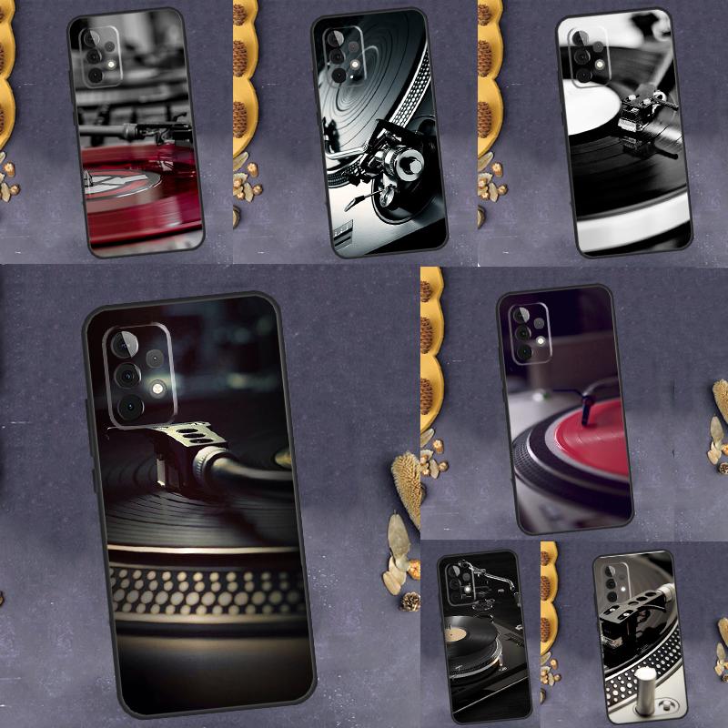 Vinyl DJ Record Art Case For Samsung Galaxy A52 A32 A22 A12 A13 A33 A53 A73 A14 A34 A54 A50 A51 A71 A52S Cover
