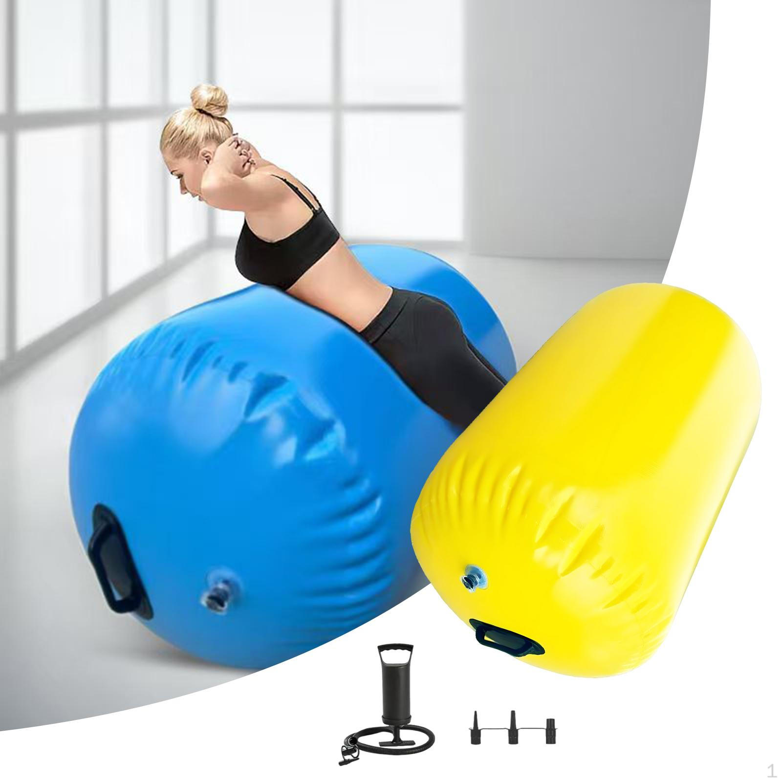 Гимнастический бочонок для тренировки обратного сальто, акробатический мат-роллер для координации, обратное сальто 0.9mx0.7m