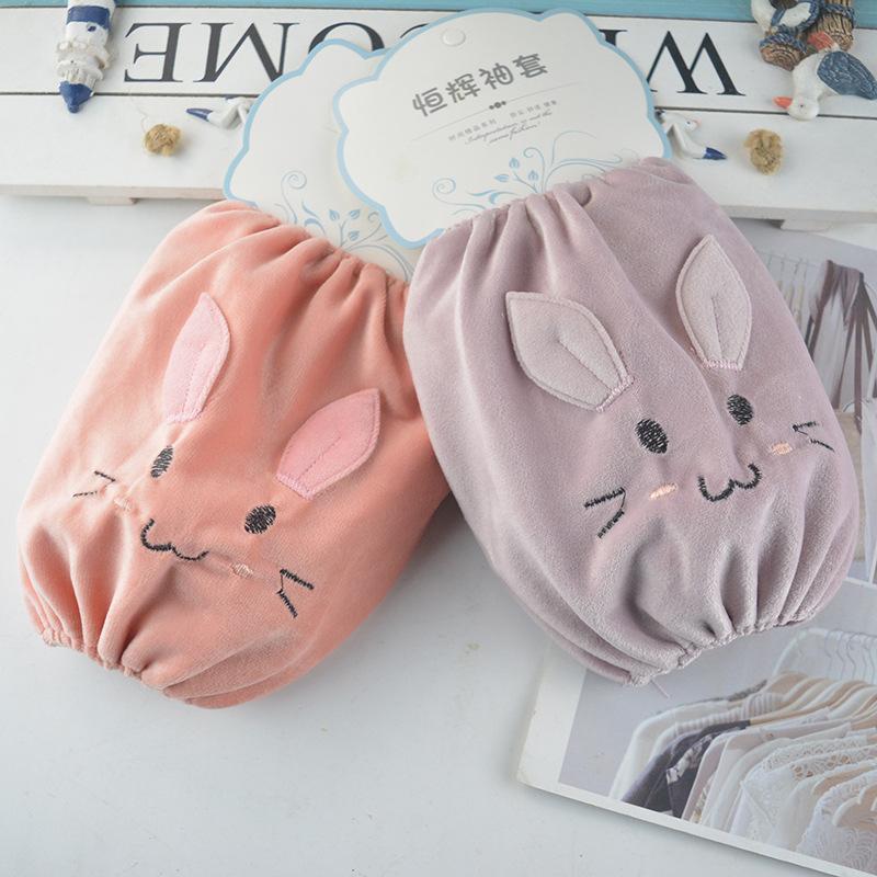 Neue Winter-Kurzarm für Damen und Studentinnen, schmutzabweisende Büro- und Heimärmel für Katzen, Modeärmel