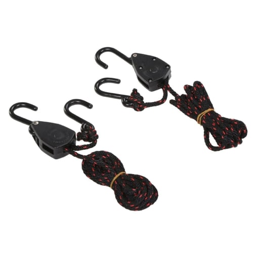 

iplusmile Rope Ratchet, Hook Pulley, Loading Strap, Max Load: 68kg, Locking, Heavy-Duty, Adjustable 1/8 Strap, Easy to Use, Fastening, Multi-Purpose,