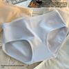Ladies Summer Sweet Cotton Antibacterial Extension Crotch Breathable Mid Waist Triangle Briefs