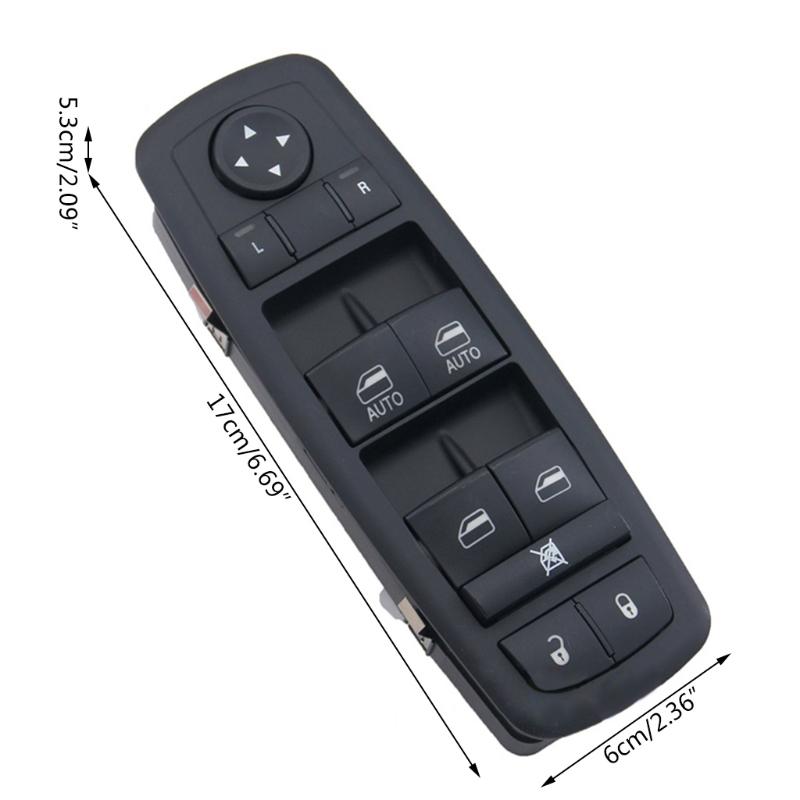 1 Pc Master Power Window Switch Front Left Driver Side Replacement for Chrysler-Dodge 68231805AA 56046823AE 68139805AA