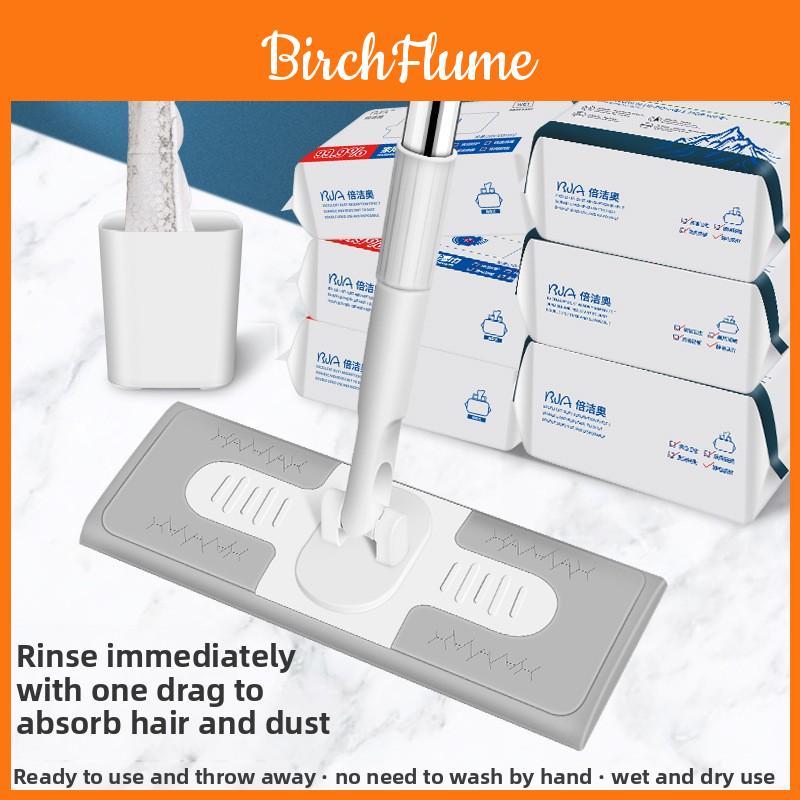 Electrostatic Disposable Floor Mop Rotating Dry Wet Cleaner For Home Use
