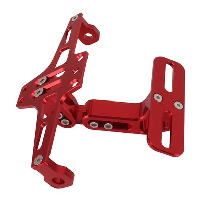 Motorcycle License Plate Bracket CNC Aluminium Alloy     Motorcycle License Plate Holder