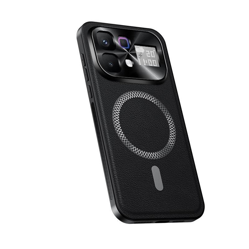 Compatible with Transsion Lnfinix Note60Pro Metal Lens Magnetic Phone Case, Lnfinix HOT70 Set