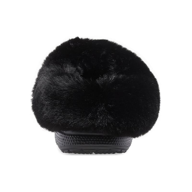 Crocs Classic clog PU Classic Mammoth Zhibixing Hole Shoes Unisex Black