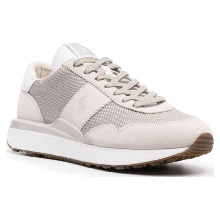 Polo Ralph Lauren Train 89 Round Toe Lace-Up Low-Top Casual Shoes Men Sneakers Gray 809891772002