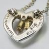 Used TIFFANY&Co. Necklace Silver925/K18 Yellow Gold 2.9g Silver Yellow Gold Heart