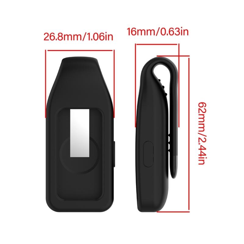 Silicone Clip Holder for Band 10 9 8 Soft Clasp Case Portable Clip Clasp Case Scratchproof Clip Holder Accessory