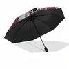 1pc Barbed Wire Skulls Heart Umbrella with Plastic Handle, Suitable for All Seasons Outdoor PT374