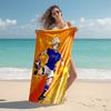 1pc Soccer Player Action Cartoon Quick Dry Microfiber Bath Towel for Swimming Surfing Camping Unisex Holiday. SJT720179