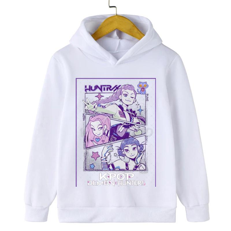 

Fashionable Children s Hoodies Devil Hunter Hoodies Casual Pullovers Girls Boys High Quality Children s Clothing 110