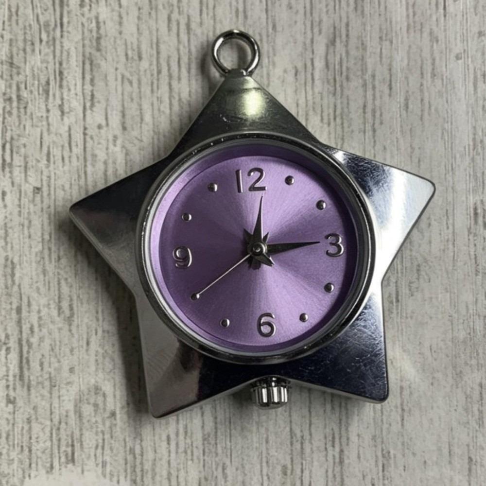 Star Design Pocket Watch Pendant Retro Style Pocket Watch Gift Keychain Ornaments Gift Giving