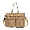 Leisure Large Capacity Tote Bag Women's Fashionable Nylon Cloth Shoulder Bag Daily Commuting Crossbody Bag Multi Pocket Handbag