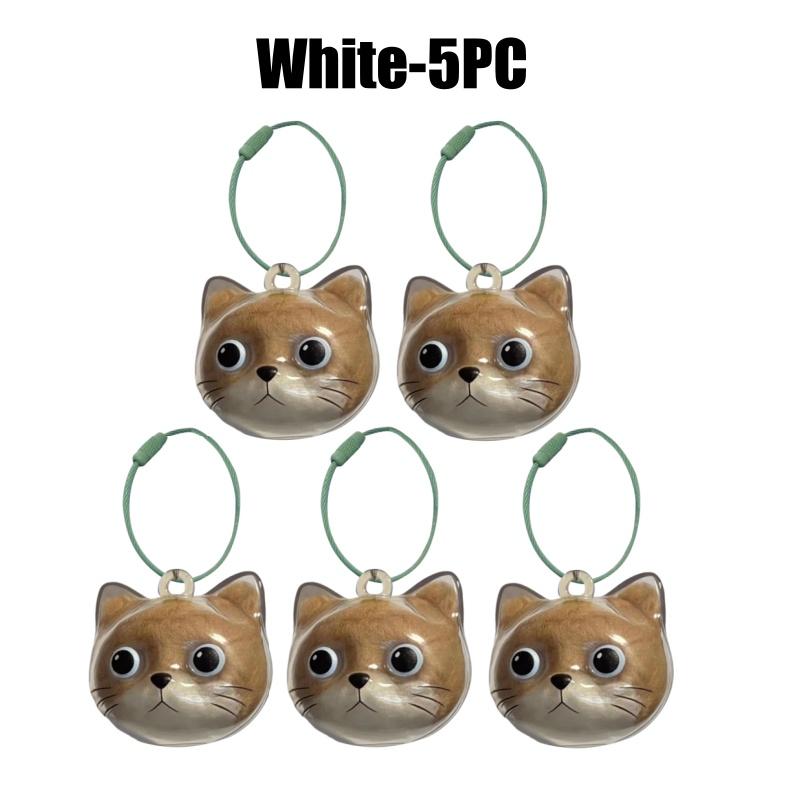 Transparent Cat Hair Collector Keychain Feline Fur Storage Box Creative Pet Hair Holder Hanging Accessory for Cat Owners