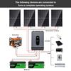 EU USA Stock 6.2KW 6200W On/Off Grid Solar Inverter DC48V 220/230/240VAC MPPT Pure Sine Wave Single Phase 6200W ON/OFF Inverter