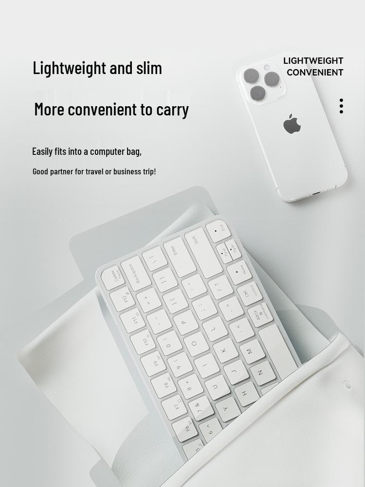 Mengzu K9 Bluetooth Keyboard & Mouse Set for Apple iPad, Tablet, Laptop – Silent Office Use