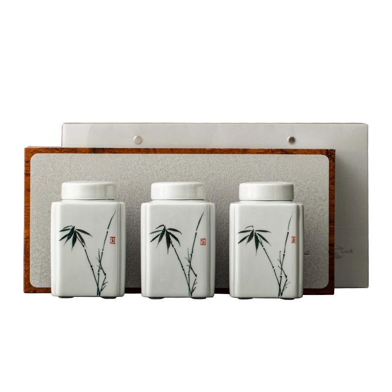Celadon tea cans, empty cans, ceramic sealed cans, moisture-proof cans, small cans, tea packaging, high-end gift boxes, souvenirs