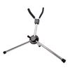 M MBAT Saxophone Bracket Alto Tenor Soprano Sax Portable Foldable Metal Leg Stand Tripod Holder Woodwind Instrument Accessories