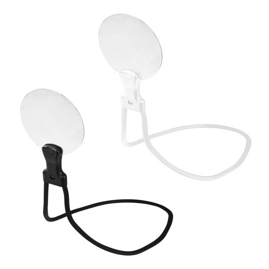 Magnifier Hands Free Magnifying Glass 5X Reading Neck Wear Flexible Gooseneck Magnifier with Detachable Lens