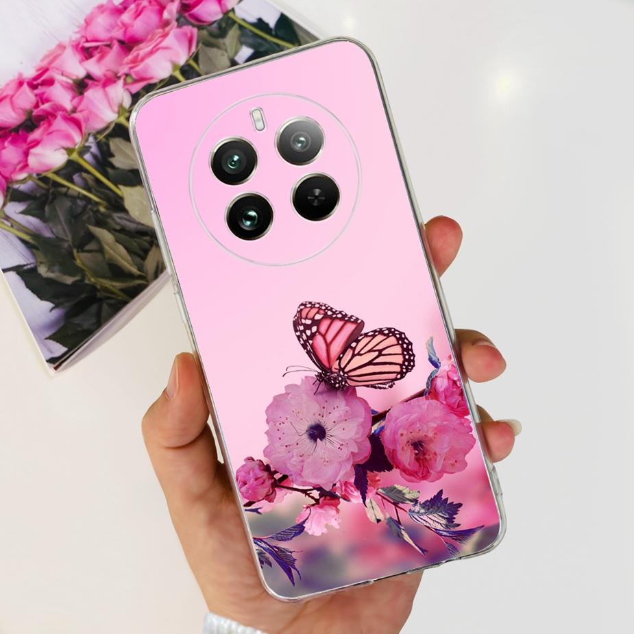 For Realme 12 Pro Plus Case New Fashion Painted Cover Clear Silicone Soft TPU Phone Case For Realme 12 Plus Realme12 Pro + Shell