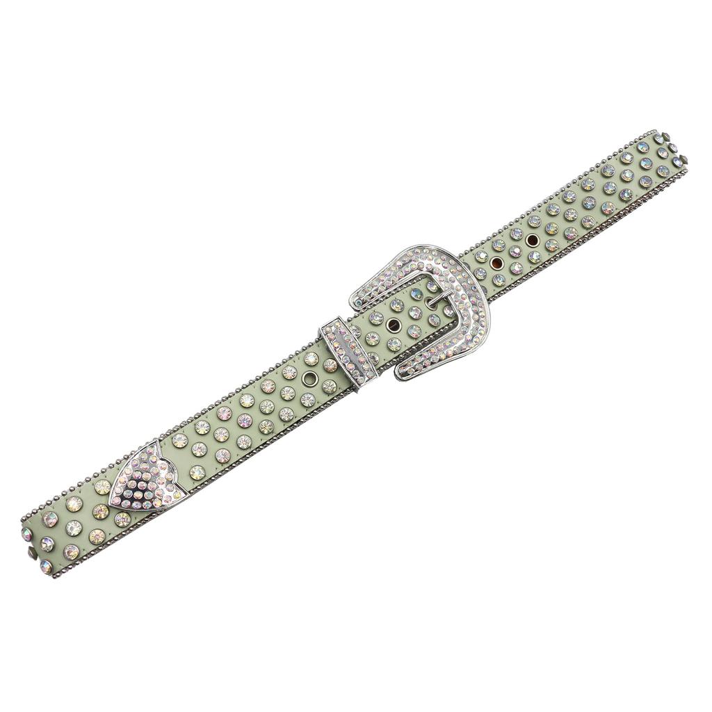 Special Offer Rhinestone Belt, Punk Belt, European and American Style, Rhinestone Rock and Roll Fashion Belt